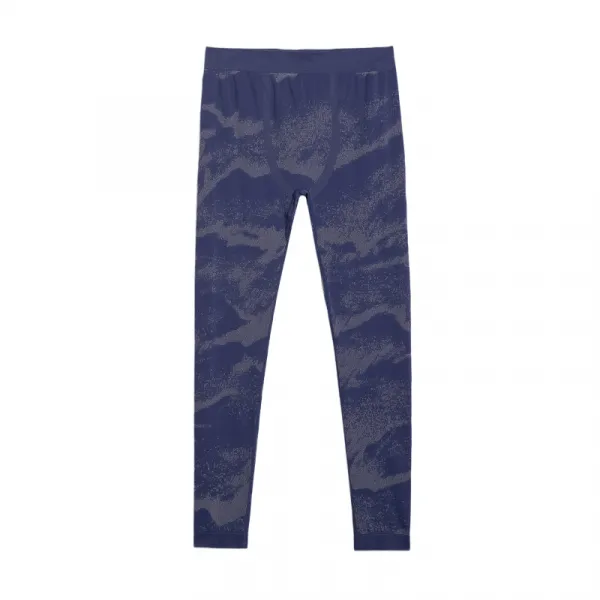Pánske termo nohavice 4F SEAMLESS UNDERWEAR M228-WAW25USEAM228-32A DENIM ALLOVER