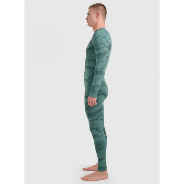 Pánske termo nohavice 4F SEAMLESS UNDERWEAR M228-WAW25USEAM228-44A-OLIVE ALLOVER