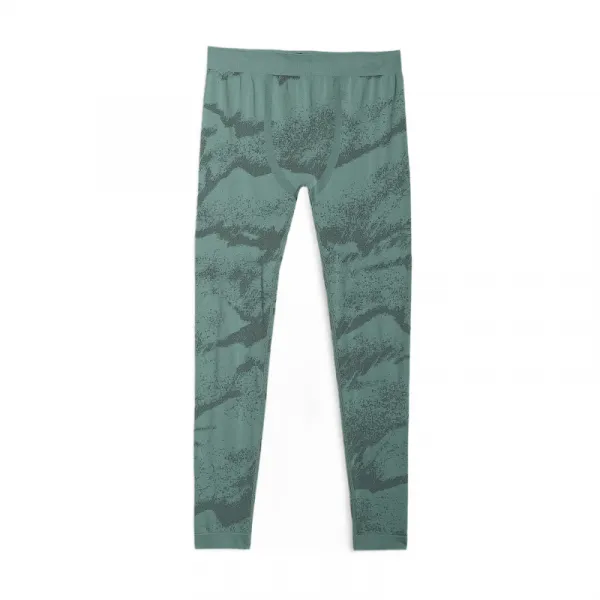 Pánske termo nohavice 4F SEAMLESS UNDERWEAR M228-WAW25USEAM228-44A-OLIVE ALLOVER