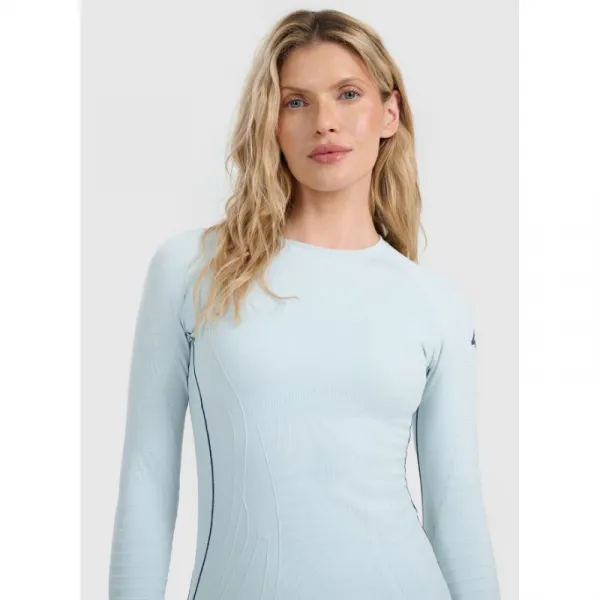 Dámske termo tričko s dlhým rukávom 4F SEAMLESS UNDERWEAR F203-WAW25USEAF203-34S-LIGHT BLUE