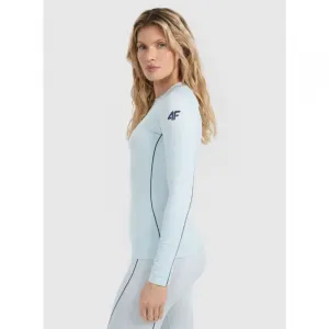 Dámske termo tričko s dlhým rukávom 4F SEAMLESS UNDERWEAR F203-WAW25USEAF203-34S-LIGHT BLUE