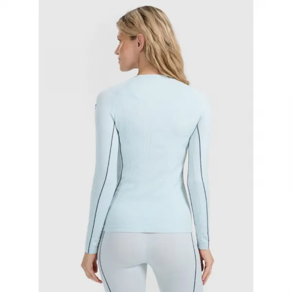 Dámske termo tričko s dlhým rukávom 4F SEAMLESS UNDERWEAR F203-WAW25USEAF203-34S-LIGHT BLUE