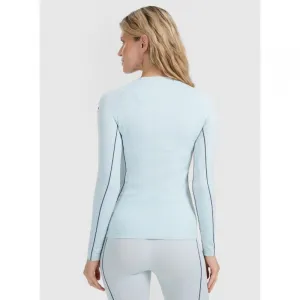Dámske termo tričko s dlhým rukávom 4F SEAMLESS UNDERWEAR F203-WAW25USEAF203-34S-LIGHT BLUE
