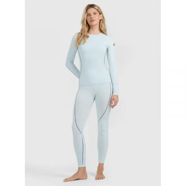 Dámske termo tričko s dlhým rukávom 4F SEAMLESS UNDERWEAR F203-WAW25USEAF203-34S-LIGHT BLUE