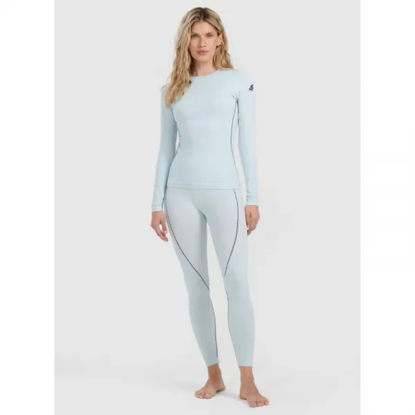 Dámske termo nohavice 4F SEAMLESS UNDERWEAR F204-WAW25USEAF204-34S-LIGHT BLUE