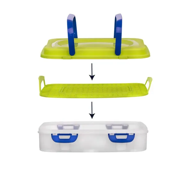 Piknikový box s uchami, 1 poschodie