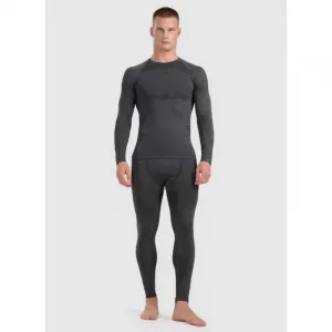 Pánske termo tričko s dlhým rukávom 4F SEAMLESS UNDERWEAR M237-WAW25USEAM237-21M-BLACK MELANGE