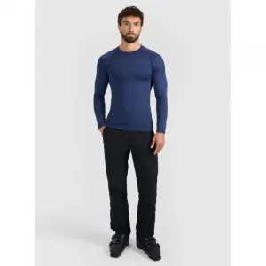 Pánske termo tričko s dlhým rukávom 4F SEAMLESS UNDERWEAR M237-WAW25USEAM237-31M-NAVY MELANGE
