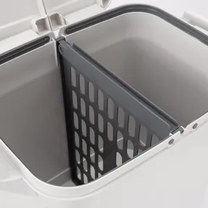 TZB Koš na třídění odpadu NARDAN 42 L šedý