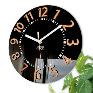 ModernClock Nástenné hodiny Eros 28 cm čierne