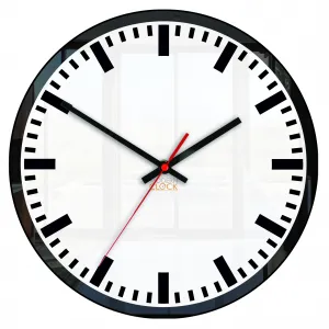 ModernClock Nástenné hodiny Lilibet 30 cm čierne/biele