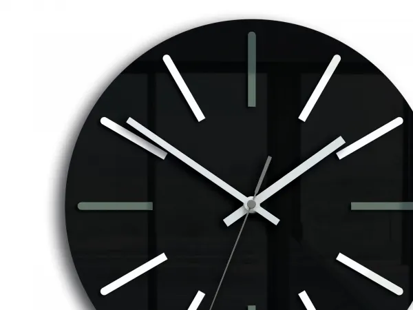 ModernClock Nástenné hodiny Modus 30 cm čierne