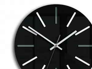 ModernClock Nástenné hodiny Modus 30 cm čierne