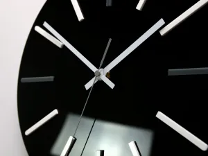 ModernClock Nástenné hodiny Modus 30 cm čierne