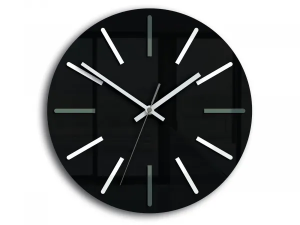ModernClock Nástenné hodiny Modus 30 cm čierne