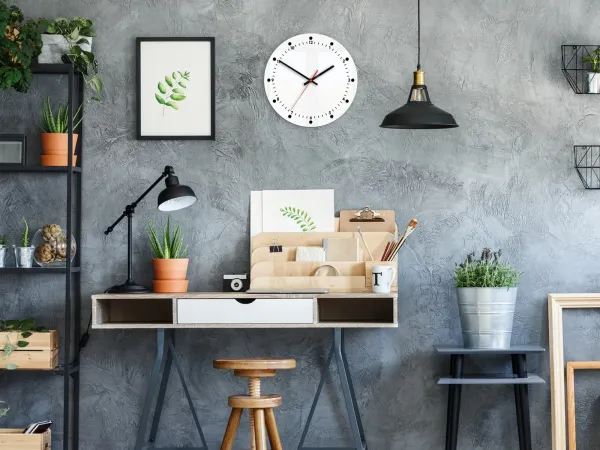 ModernClock Nástenné hodiny Mozes 28 cm čierne/biele
