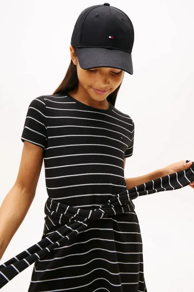 Detské bavlnené šaty Tommy Hilfiger