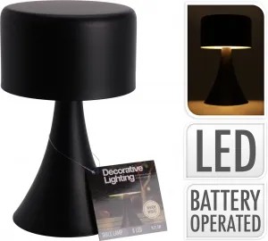 Mondex Stolní LED lampa Hudson 21 cm černá