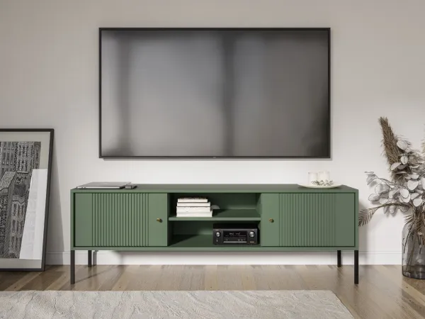 Vivaldi TV stolek Iseo I 154,5 cm zelený