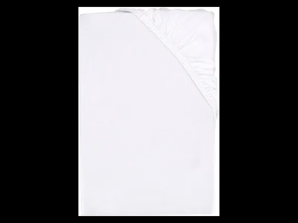 Livarno home Bi-elastická napínacia plachta na boxstringovú posteľ, 180 – 200 x 200 cm (biela)