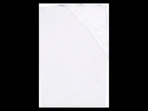Livarno home Bi-elastická napínacia plachta na boxstringovú posteľ, 180 – 200 x 200 cm (biela)