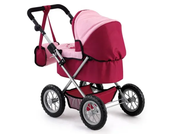 Bayer Design Kočík pre bábiky Trendy (bordová)
