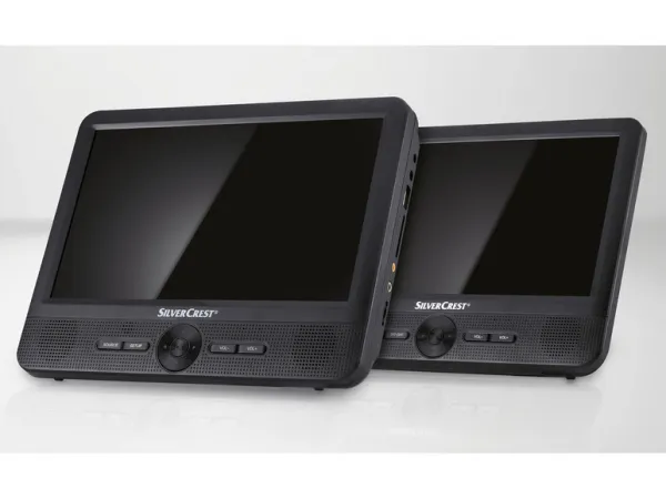 Silvercrest® Prenosný DVD prehrávač Spdp 18 A1 s 2 obrazovkami