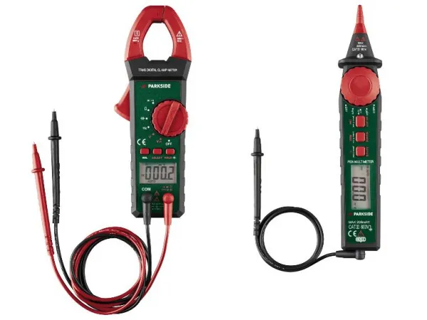 Parkside® Kliešťový ampérmeter/Hrotový multimeter