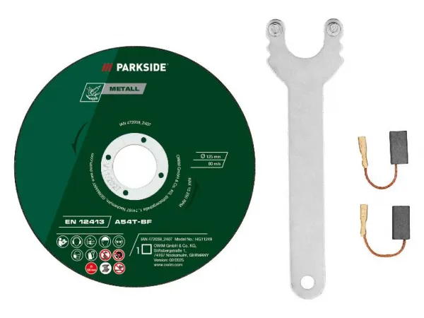 Parkside® Uhlová brúska PWS 125 I9