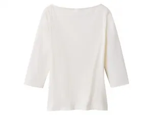 esmara® Tričko s 3/4 rukávom, 2 kusy (čierna/biela, M (40/42))