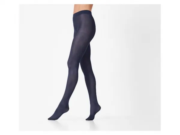 esmara® Dámske termopančuchy Clima Comfort 80 DEN (navy modrá, M (40/42))