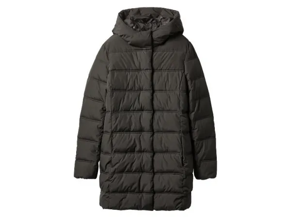 esmara® Dámsky prešívaný termokabát (kaki, S (36/38))