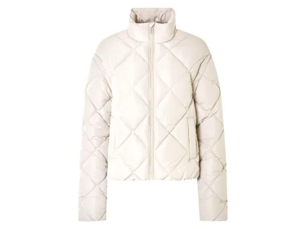 esmara® Dámska prešívaná bunda (béžová, S (36/38))