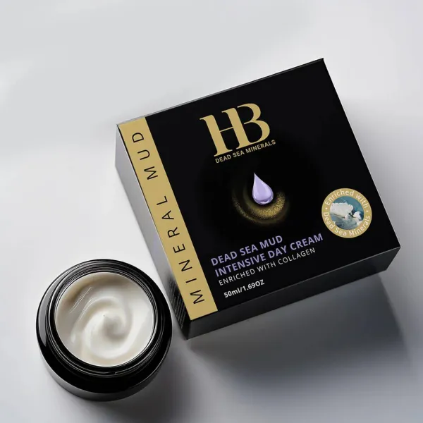 HB Dead Sea Minerals H&B Dead Sea Minerals - Intenzívny denný krém s bahnom z Mŕtveho mora a kolagénom 50ml