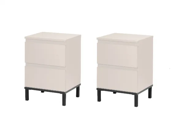 Livarno® Nočný stolík, 2 kusy