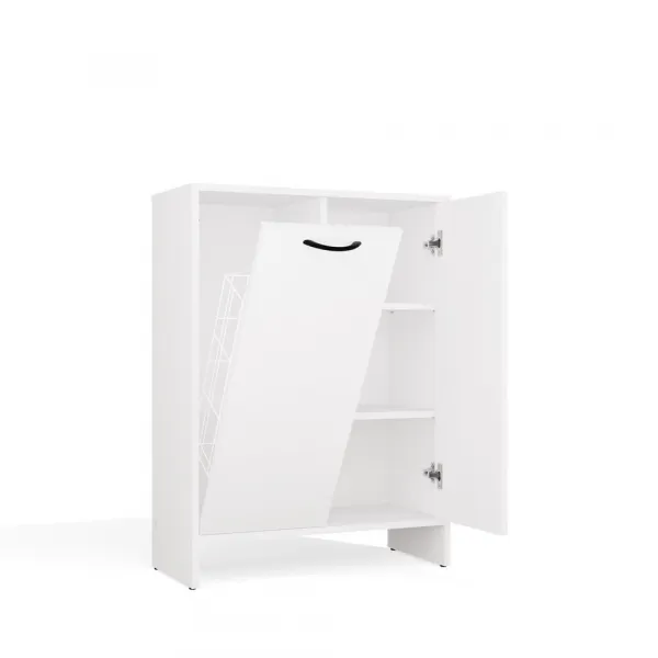 TP Living Spodná kúpeľňová skrinka s košom na bielizeň Nina 66 cm biela