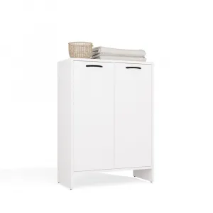 TP Living Spodná kúpeľňová skrinka s košom na bielizeň Nina 66 cm biela