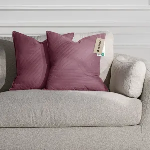 3kraft Súprava 2 ks obliečok na vankúš Softa fialová, veľkosť 45x45