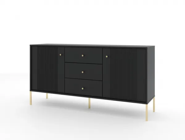 Vivaldi Komoda Iseo II 154,5 cm čierna