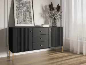 Vivaldi Komoda Iseo II 154,5 cm čierna