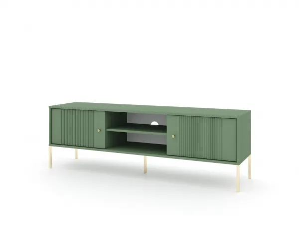 Vivaldi TV stolík Iseo II 154,5 cm zelený