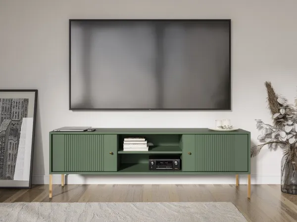 Vivaldi TV stolík Iseo II 154,5 cm zelený
