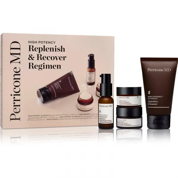 Perricone MD High Potency Replenish & Recover Regimen darčeková sada pre hydratáciu a vypnutie pokožky