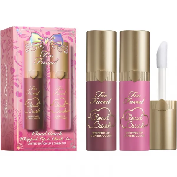 Too Faced Holiday Cloud Crush Whipped Lip & Cheek Duo darčeková sada na pery a líca
