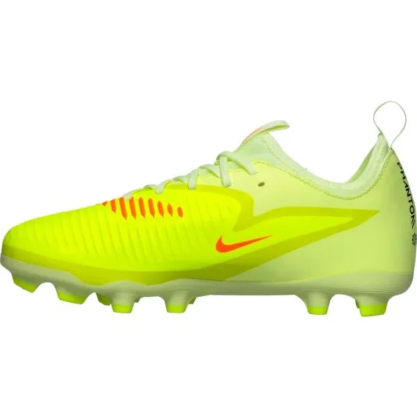 Nike JR PHANTOM 6 LOW ACADEMY FG/MG Detské kopačky, žltá, veľkosť 32