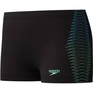 Speedo PLASTISOL PLCEMENT Chlapčenské športové plavky, čierna, veľkosť 9-10Y