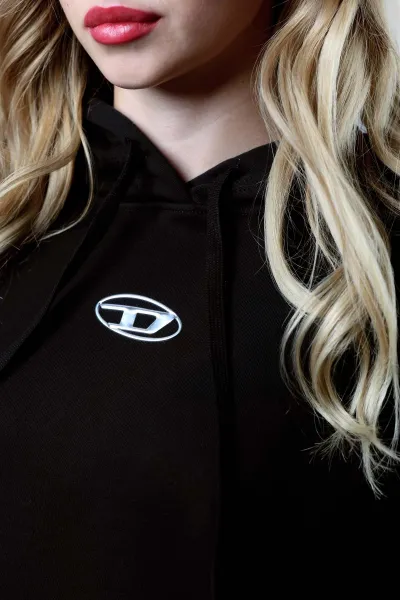Mikina Diesel F-Buxt-Hood-Od Sweat-Shirt Black