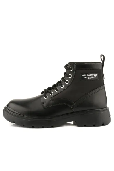 Členková Obuv Karl Lagerfeld Mason 6" Lace Boot Black Lthr