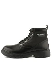 Členková Obuv Karl Lagerfeld Mason 6" Lace Boot Black Lthr