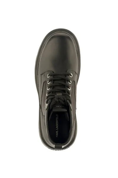 Členková Obuv Karl Lagerfeld Mason 6" Lace Boot Black Lthr